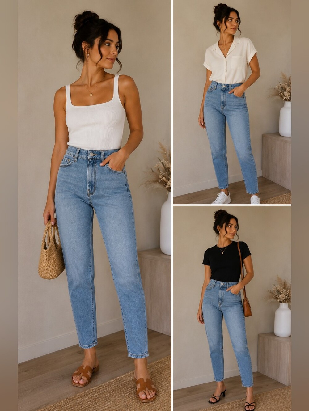 Warp + Weft Skinny High Rise Jeans